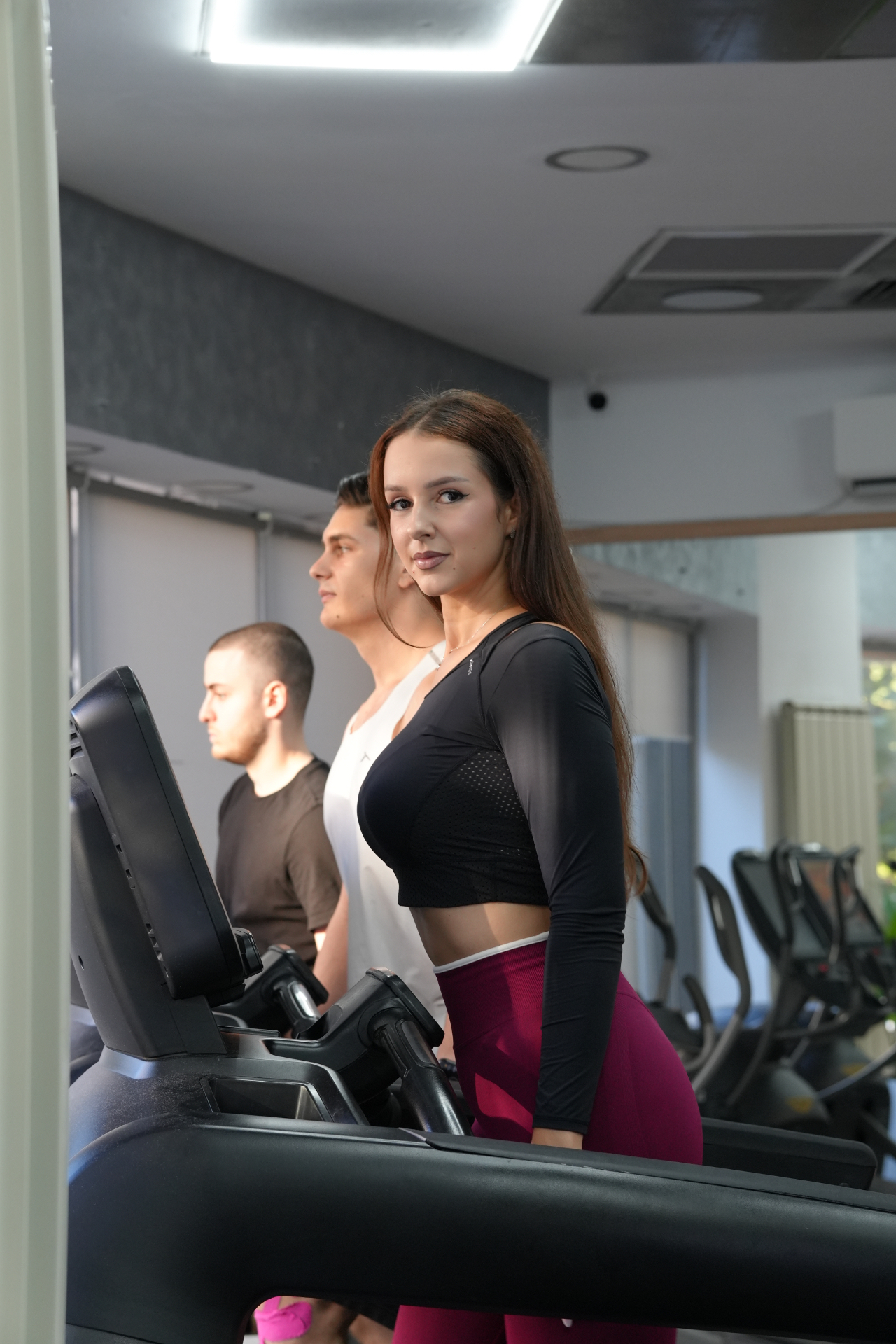 Echipa Fit Temple – antrenament cardio în sală